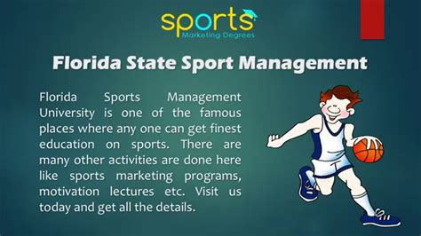 best sports management programs in florida